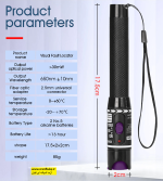 قلم فیبر نوری کامپ تایکو مدل   COMPTYCO AUA-H30  SC-LC پک اصلی و  پلمپ شده - تصویر 8