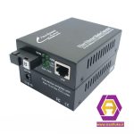 مدیا کانورتور ها ( Media Convertor ) یا مبدل فیبر نوری  سینگل مود تک کور برند Fiber Speed