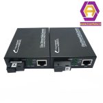 مدیا کانورتور ها ( Media Convertor ) یا مبدل فیبر نوری  سینگل مود تک کور برند Fiber Speed