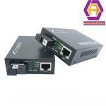 مدیا کانورتور ها ( Media Convertor ) یا مبدل فیبر نوری  سینگل مود تک کور برند Fiber Speed