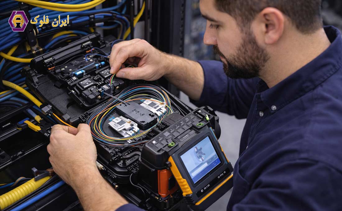 طراحی، اجرا و کابلکشی فیبر نوری | اجرای تخصصی شبکه فیبر نوری با استاندارد 3 اجرای کابلکشی فیبر نوری